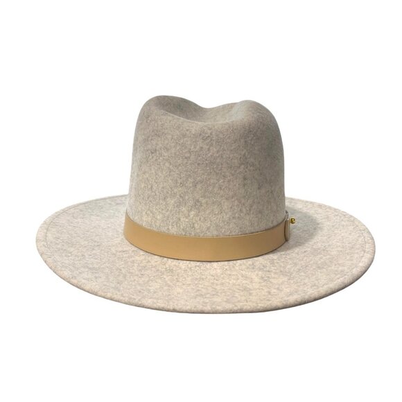 Lack Of Color Australian Wool Hat Wide Brim Fedora Hat Gray Small 55cm - Picture 3 of 6